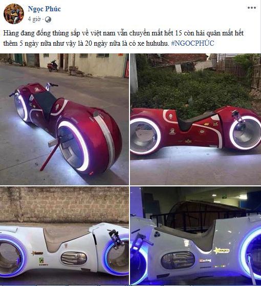 Phát sốt với siêu môtô viễn tưởng của Phúc XO sắp về VN