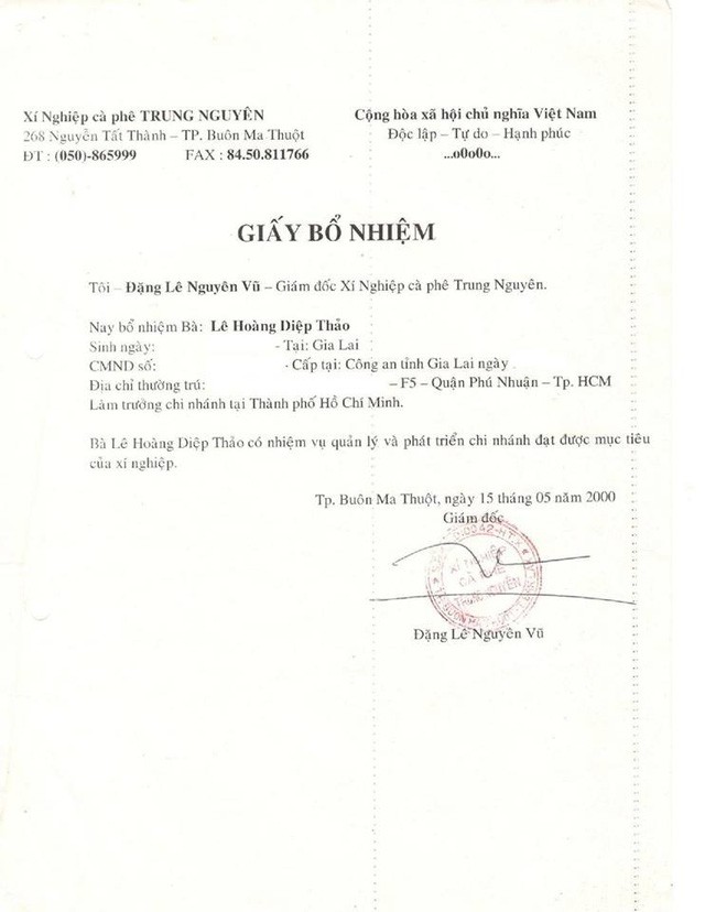 Ngay trước phiên xử, bà Lê Hoàng Diệp Thảo bất ngờ tung bằng chứng, kể lại sự thật lịch sử Trung Nguyên