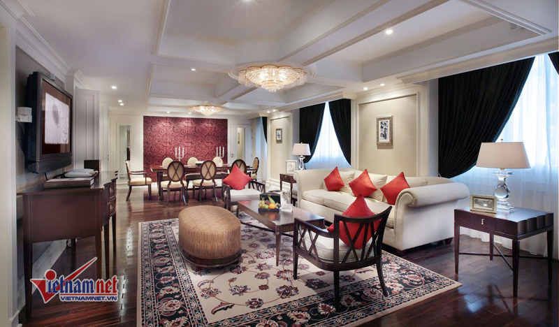 Ngất ngây phòng nghỉ sang trọng của các Tổng thống Mỹ từng đến Hà Nội