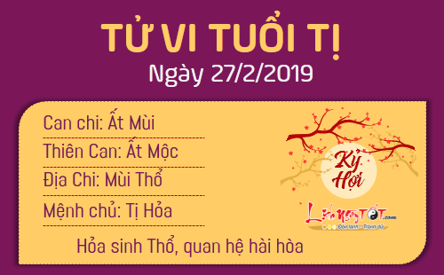 Tử vi thứ 4 ngày 27/2/2019 của 12 con giáp: Mùi bỗng nhiên trúng quả, Dậu cãi nhau với đồng nghiệp