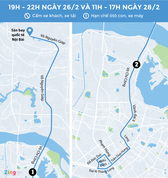 Tổng thống Trump cảm ơn Việt Nam sau khi đặt chân tới Hà Nội