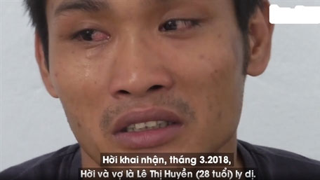 Cha giết con rồi phi tang: Vừa khai nhận vừa khóc