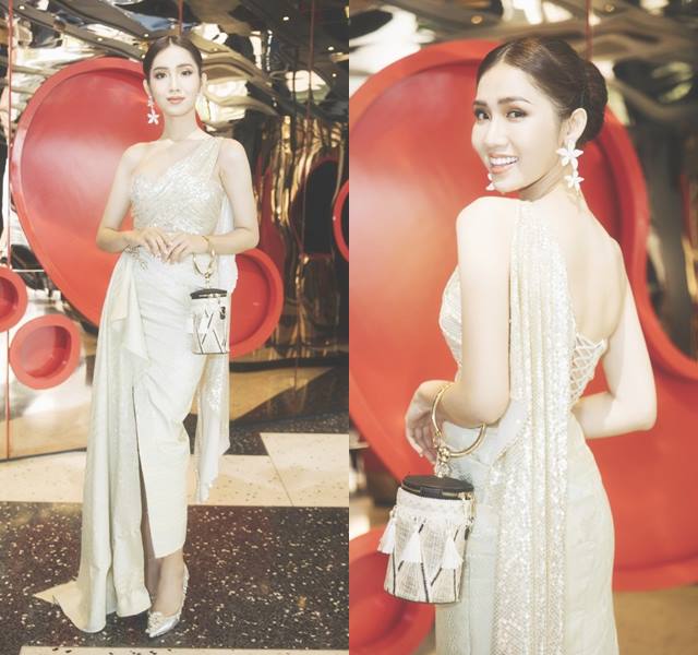 Hari Won đẹp nhất tuần với váy lệch vai tôn da trắng bóc