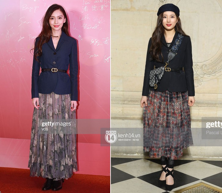 Lại duyên nợ tại show Dior: Angela Baby đen toàn tập, Suzy đụng hàng đồ cũ của đàn chị