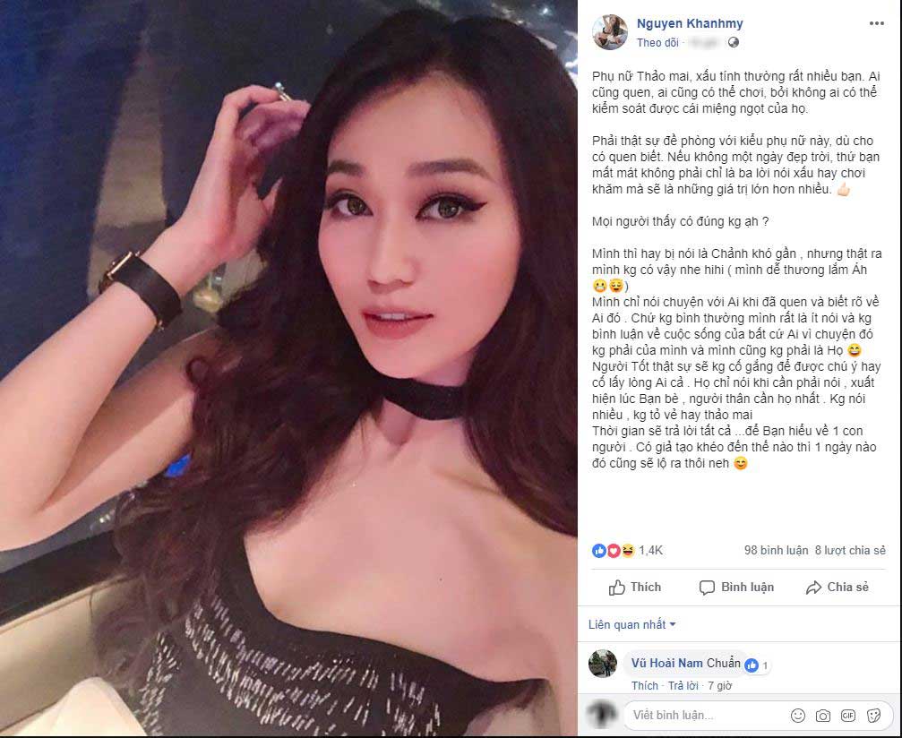 Khánh My: Phụ nữ thảo mai, xấu tính thường rất nhiều bạn