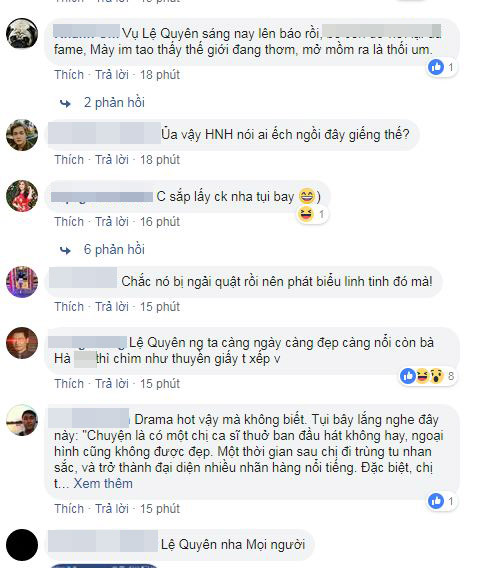 Sau phát ngôn hết duyên làm bạn nhưng vẫn là đồng nghiệp của Lệ Quyên, Hồ Ngọc Hà liên tục đăng trạng thái đầy ẩn ý