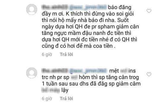 Bạn gái Quang Hải tiếp tục bị ném đá vì pr thuốc giảm cân