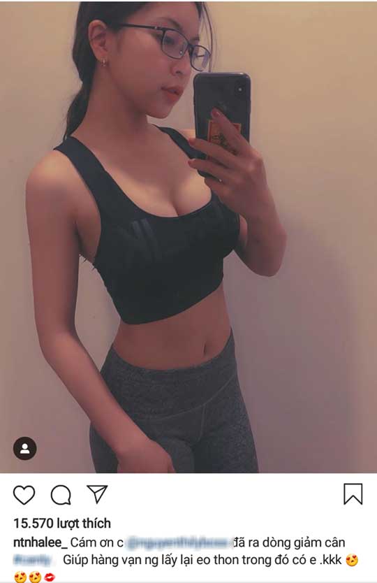 Bạn gái Quang Hải tiếp tục bị ném đá vì pr thuốc giảm cân