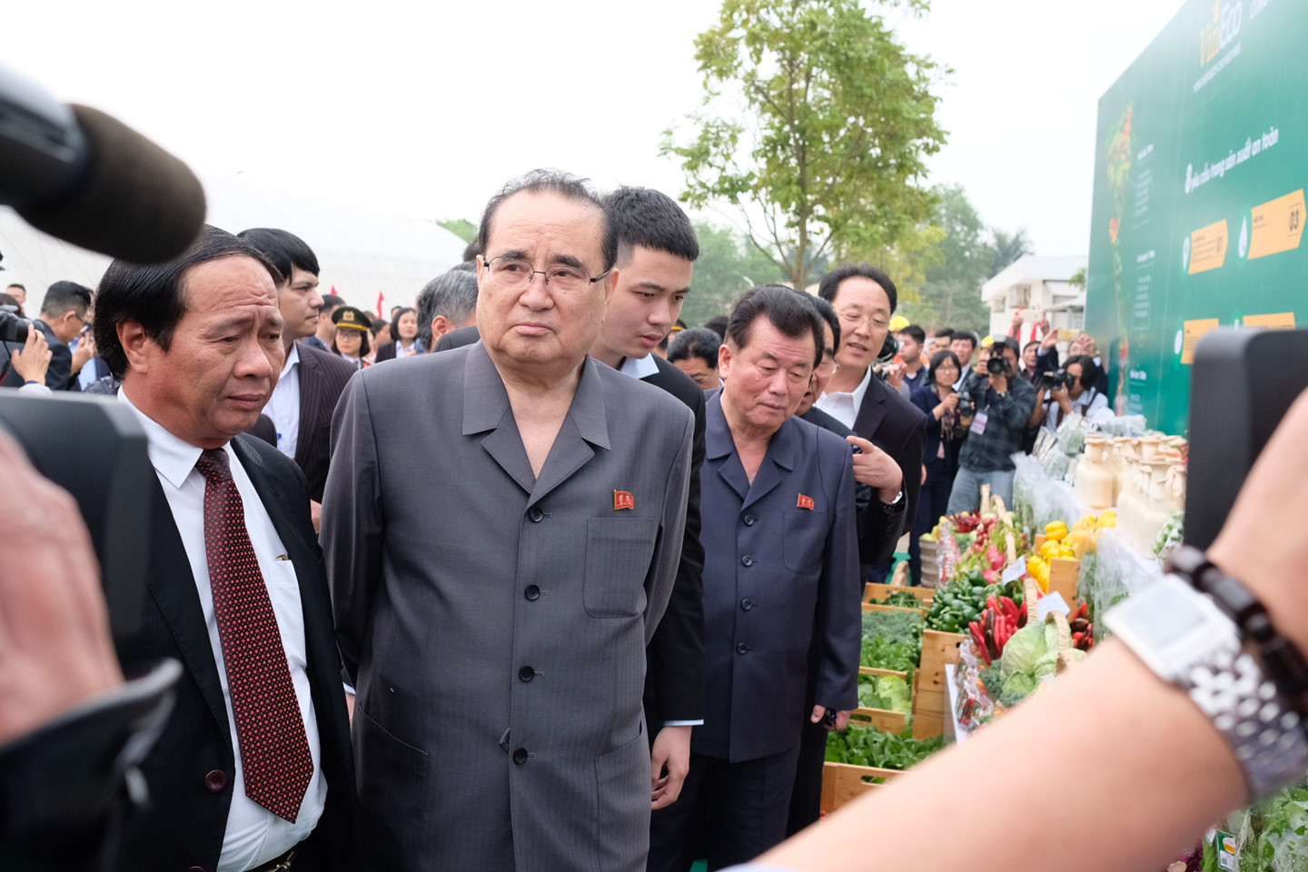 Phái đoàn Triều Tiên thăm nhà máy xe hơi, nông trường ở Hải Phòng