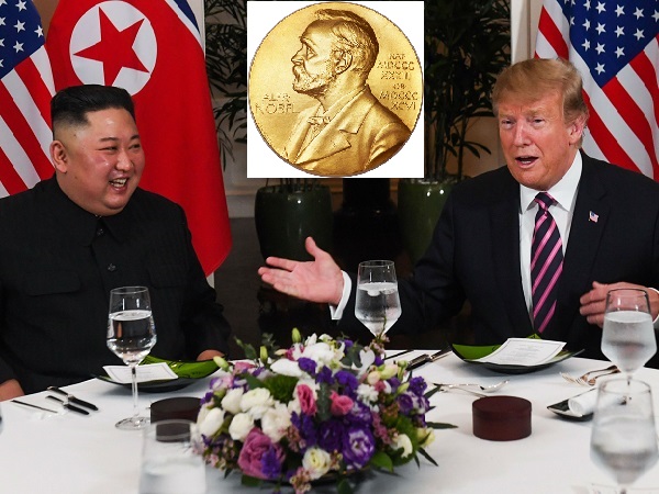 Nếu thượng đỉnh Mỹ - Triều tại Hà Nội kết thúc tốt đẹp, Trump-Kim xứng đáng được trao giải Nobel Hòa bình