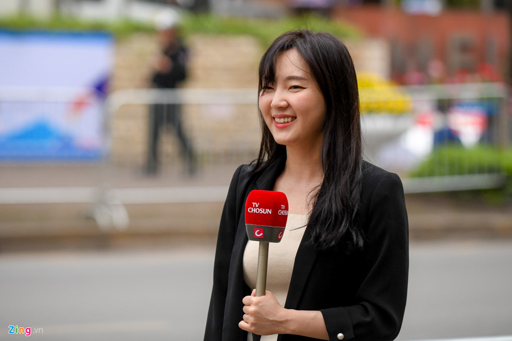 Dàn phóng viên trai xinh gái đẹp tại Hội nghị thượng đỉnh Mỹ - Triều