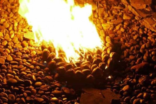 Nghêu nướng xăng - đặc sản Triều Tiên ngon khó cưỡng