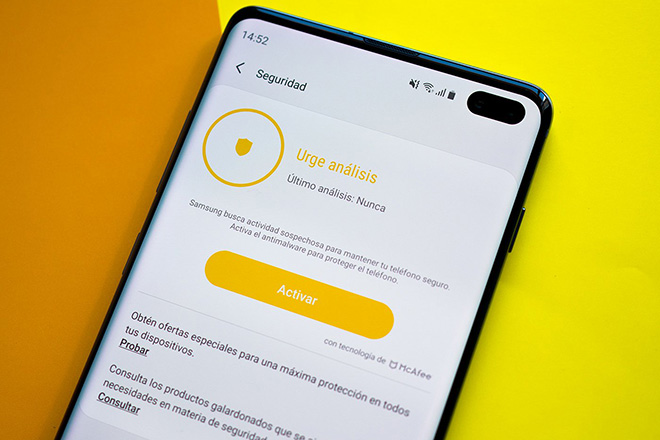 Galaxy S10 được cài sẵn McAfee - công cụ chống phần mềm độc hại