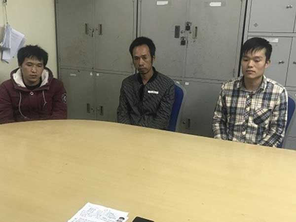 3 đối tượng phạm tội người Trung Quốc bị tóm gọn tại TP. Móng Cái