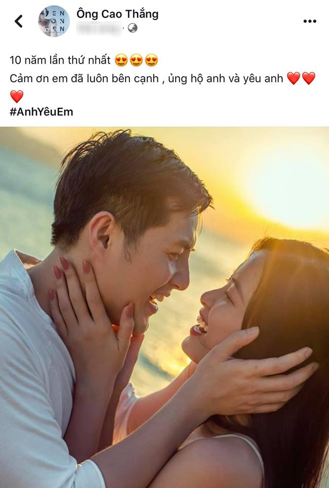 Kỷ niệm 10 năm yêu nhau, Đông Nhi và Ông Cao Thắng đồng loạt gửi lời nhắn nhủ đầy ngọt ngào