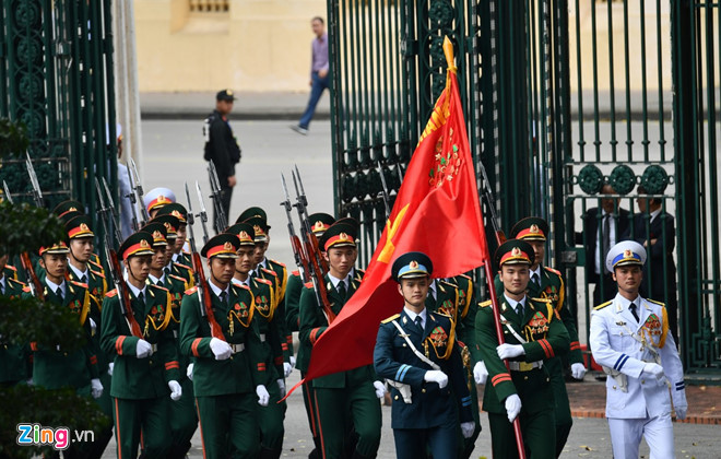 Tổng bí thư, Chủ tịch nước chủ trì tiệc chiêu đãi ông Kim Jong Un