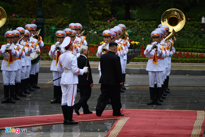 Tổng bí thư, Chủ tịch nước chủ trì tiệc chiêu đãi ông Kim Jong Un