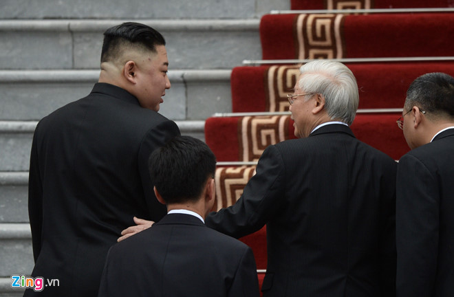 Tổng bí thư, Chủ tịch nước chủ trì tiệc chiêu đãi ông Kim Jong Un