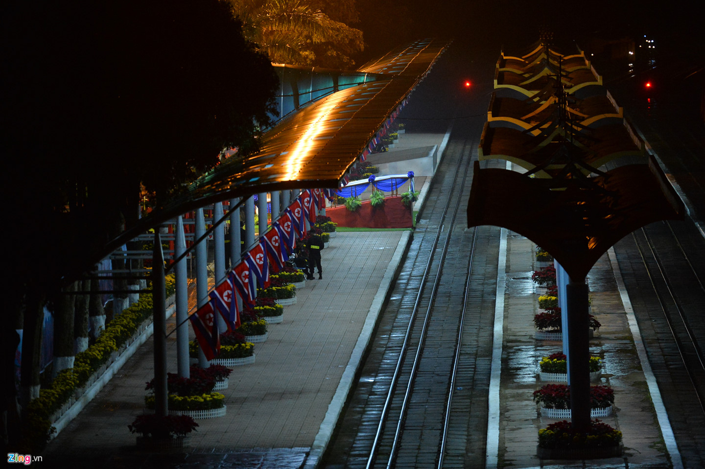 Ga Đồng Đăng trước giờ tiễn ông Kim Jong Un về nước