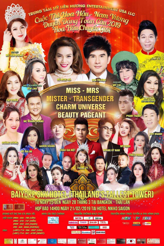 Tuyển sinh chui cuộc thi Hoa hậu và Nam vương Duyên dáng toàn cầu 2019 tại Việt Nam