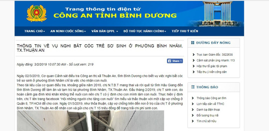 Người mẹ dựng chuyện con mình bị bắt cóc nói gì?