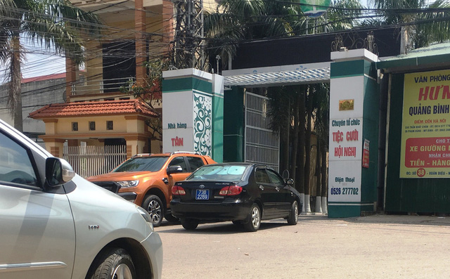 Chủ nhiệm UBKT tỉnh Quảng Bình: Không có xe biển xanh nào trong khuôn viên nhà hàng tiệc cưới