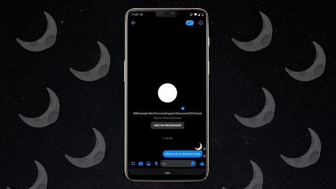 Cách chuyển Facebook Messenger sang nền tối