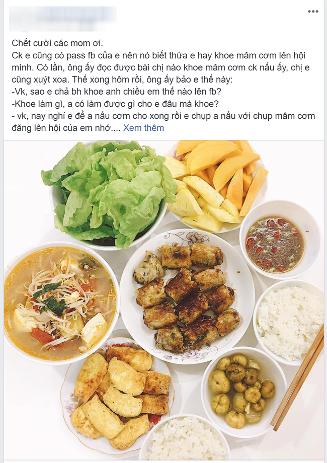 Chồng chủ động xin vợ 70k đi chợ, về làm mâm cơm trưa ngon lành nhưng yêu cầu của anh mới khiến ai nấy cười bò