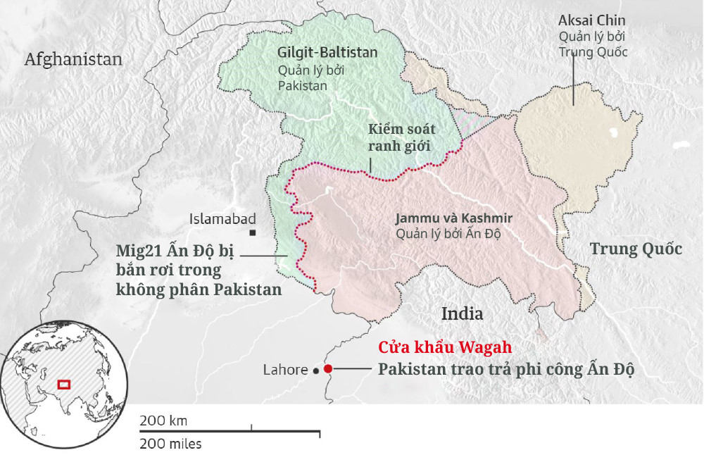 Đường ranh giới Kashmir - nơi Ấn Độ, Pakistan dội pháo trút giận