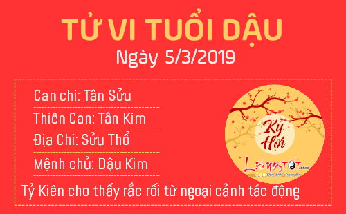 Tử vi Thứ 3 ngày 5/3/2019 của 12 con giáp: Mùi sự nghiệp thăng tiến, Thân bị Kiếp Tài quấy phá Tử vi Thứ 3 ngày 5/3/2019 của 12 con giáp: Mùi sự nghiệp thăng tiến, Thân bị Kiếp Tài quấy phá