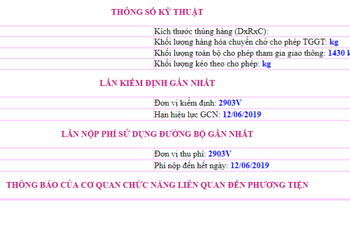 Hướng dẫn tra cứu ôtô có bị phạt nguội hay không Hướng dẫn tra cứu ôtô có bị phạt nguội hay không