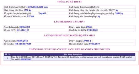 Hướng dẫn tra cứu ôtô có bị phạt nguội hay không Hướng dẫn tra cứu ôtô có bị phạt nguội hay không