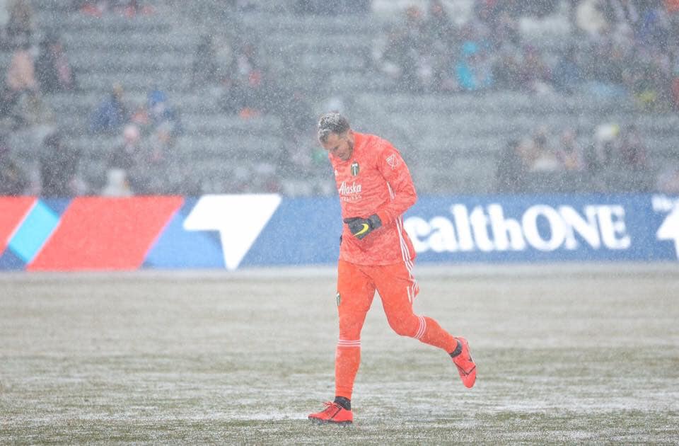 Trận đấu ở Mỹ đi vào lịch sử khi diễn ra ở nhiệt độ -7 độ C