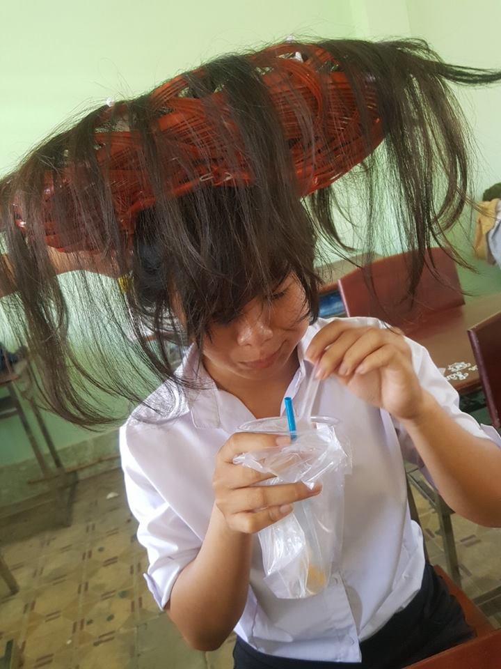 Loạt ảnh thể hiện đầy đủ bản chất của đám học trò: Nghịch ngợm, lầy lội nhưng cũng sáng tạo chẳng kém ai