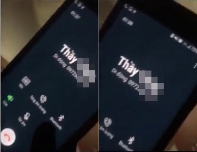 Xôn xao clip ghi lại cuộc gọi nghi của thầy giáo trường chuyên bị tố gạ tình nữ sinh: Nếu ai hỏi thì trả lời là bạn của thầy lấy máy trêu