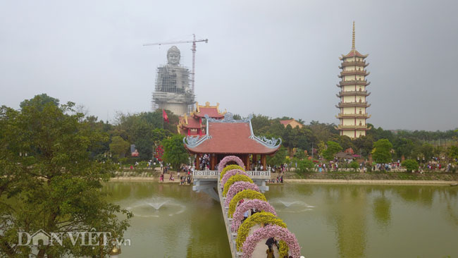 Video ảnh: Ngắm đại tượng Phật lớn nhất Đông Nam Á ở Hà Nội dần thành hình