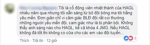 Tột cùng phẫn nộ, cổ động viên HAGL đồng loạt lên tiếng đòi sa thải Huấn luyện viên và Giám đốc điều hành