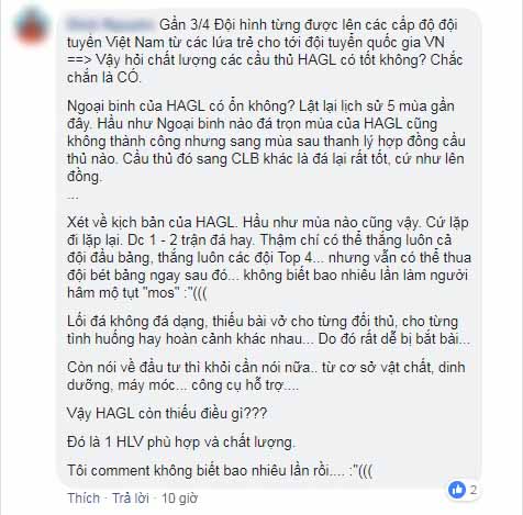 Tột cùng phẫn nộ, cổ động viên HAGL đồng loạt lên tiếng đòi sa thải Huấn luyện viên và Giám đốc điều hành