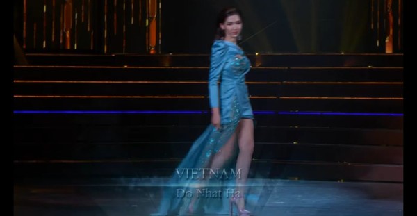 Trang phục dạ hội của Nhật Hà tại bán kết Miss Int Queen 2019 gây tranh cãi