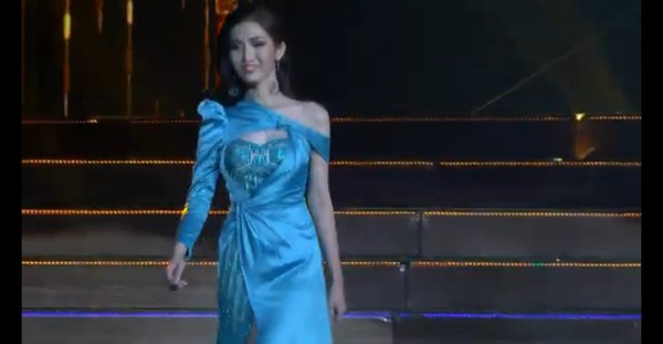 Trang phục dạ hội của Nhật Hà tại bán kết Miss Int Queen 2019 gây tranh cãi