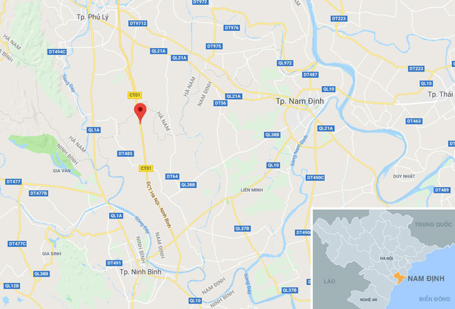 Hiện trường vụ xe Limousine gặp nạn trên cao tốc làm 1 bác sĩ và 1 cảnh sát cơ động tử vong