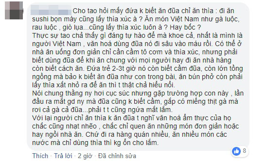 Dân mạng tranh cãi xoay quanh câu chuyện cô gái bị bạn trai đá vì không biết ăn thìa