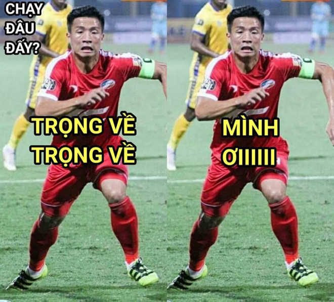 Loạt ảnh chế hài hước chào mừng cầu thủ Đình Trọng về nước