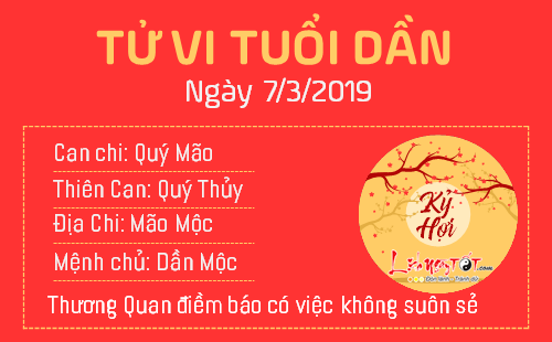 Tử vi thứ 5 ngày 7/3/2019 của 12 con giáp: Ngọ có Thiên Tài mang lộc đến, Mùi muốn đi lại phải đề phòng