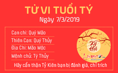 Tử vi thứ 5 ngày 7/3/2019 của 12 con giáp: Ngọ có Thiên Tài mang lộc đến, Mùi muốn đi lại phải đề phòng