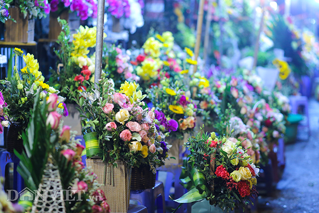 Hình ảnh náo nhiệt tại chợ hoa lớn nhất Hà Nội trước ngày 8.3