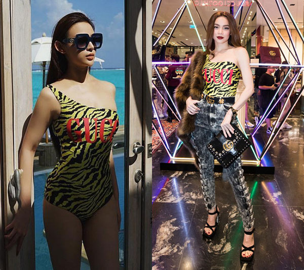 Đụng hàng một bộ bodysuit: Huyền Baby chỉ đơn thuần phô diễn vóc dáng, Hà Hồ lại mix đồ cực cao tay khó ai sánh kịp