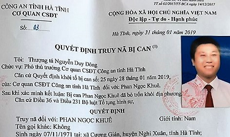 Giám đốc khách sạn ra đầu thú sau hơn 2 tháng trốn nã