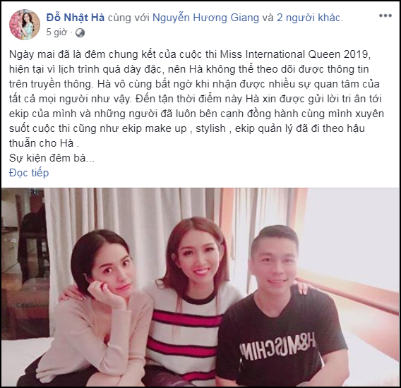 Nhật Hà nói gì khi Hương Giang bị kết tội bỏ rơi đàn em tại Hoa hậu Chuyển giới Quốc tế?