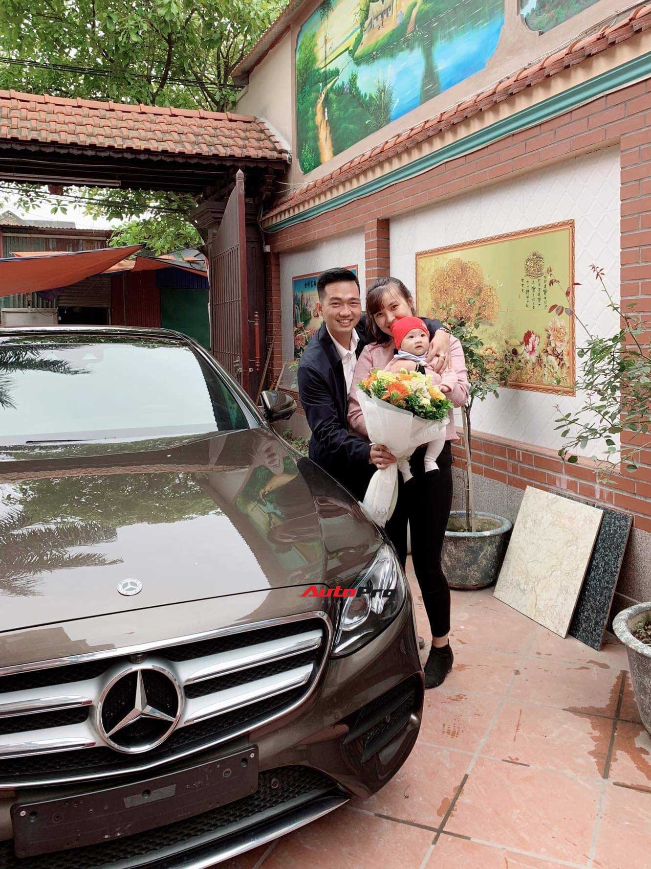 Soái ca Bắc Ninh chi 2,5 tỷ đồng mua Mercedes-Benz E300 AMG tặng vợ nhân ngày 8/3